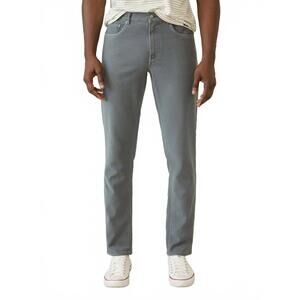 NEW FAHERTY stretch terry 5-pocket pant in slate